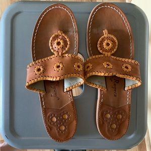 Jack Rogers original Jacks flat sandal in orange